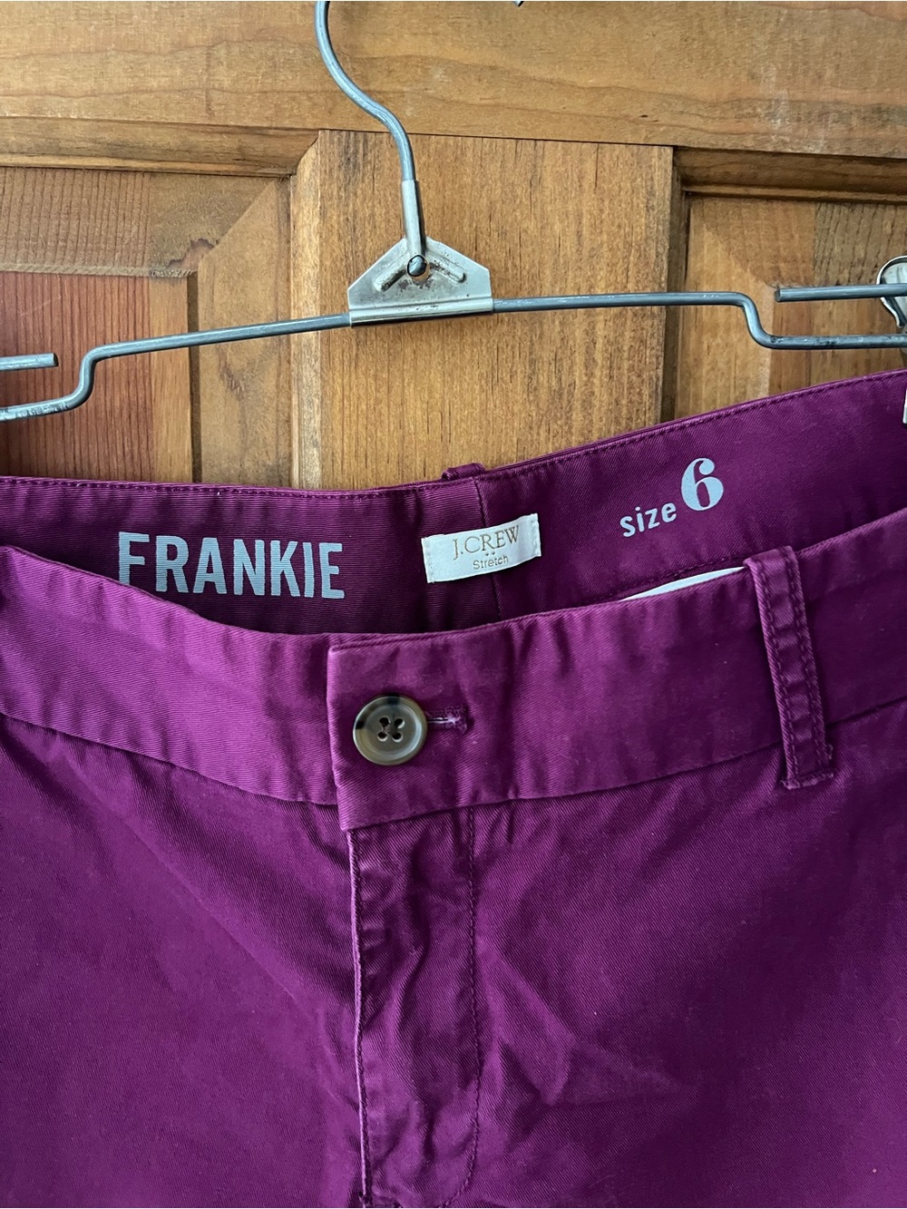 J crew Frankie Magenta Crop Chino Pants - Picture 3 of 3